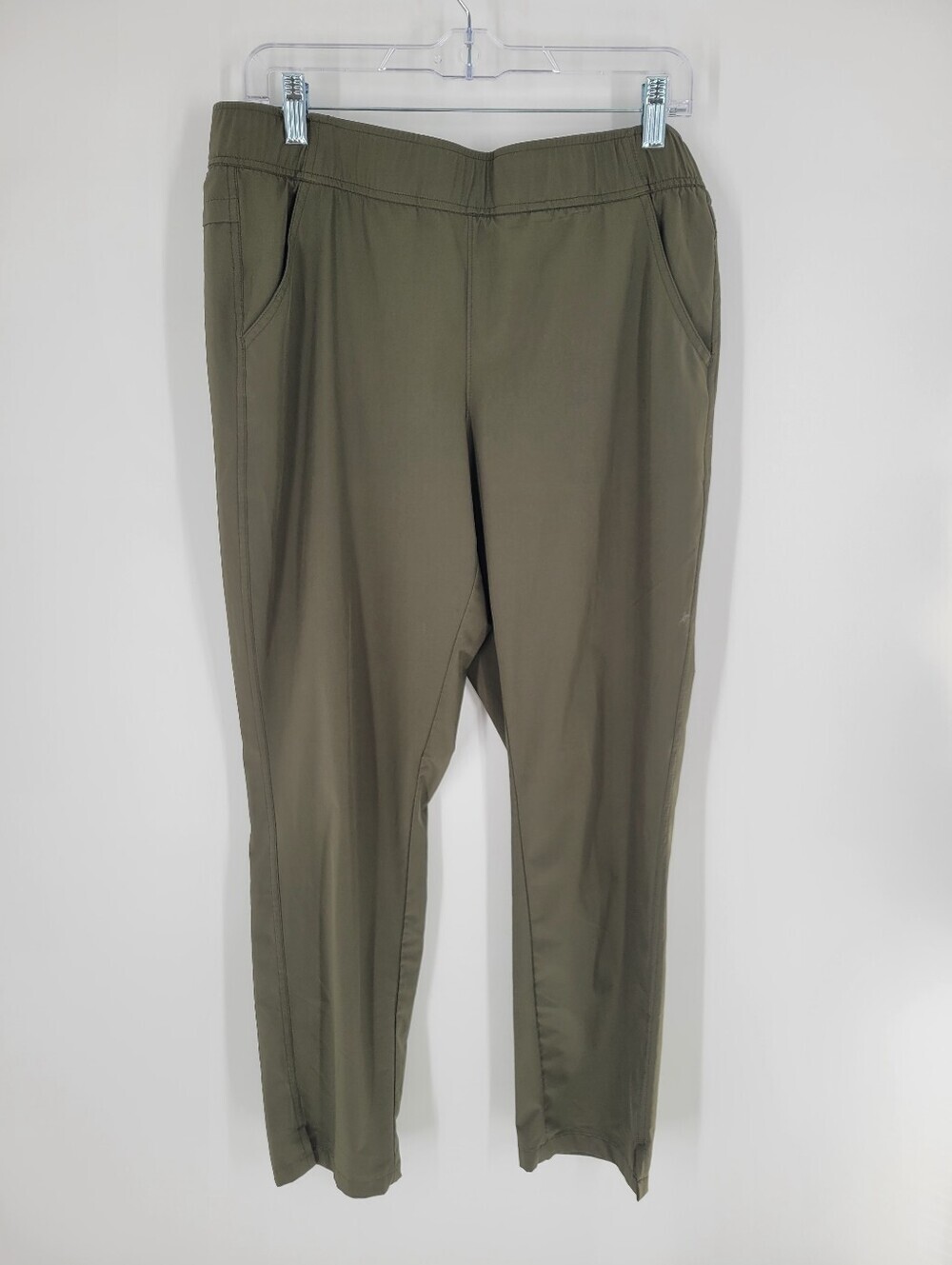Eddie Bauer Olive Elastic Waist Pants Size M